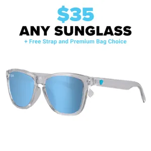 Any Sunglass $20   Free Strap and Premium Bag Choice