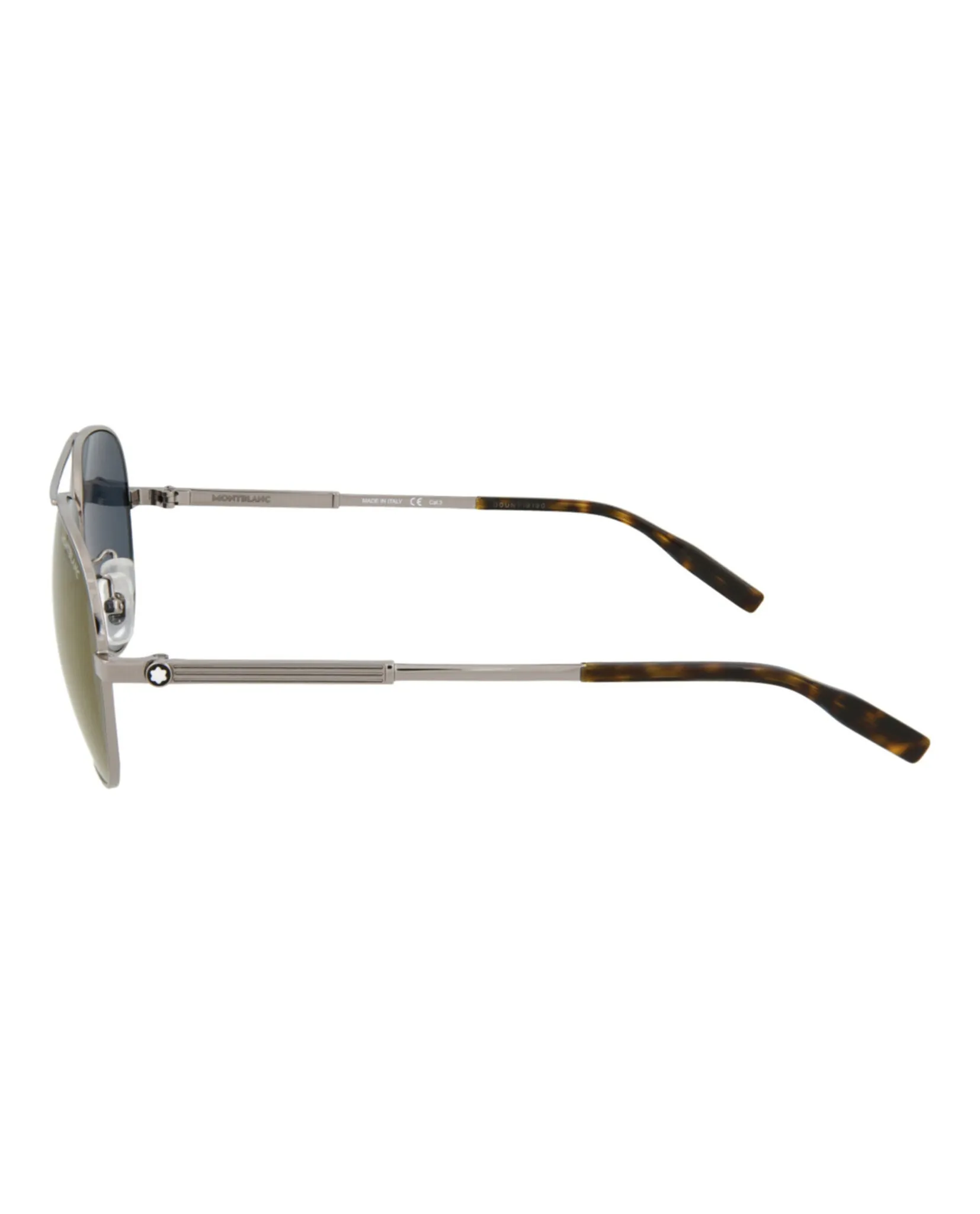 Aviator-Frame Metal Sunglasses