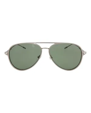 Aviator-Frame Metal Sunglasses
