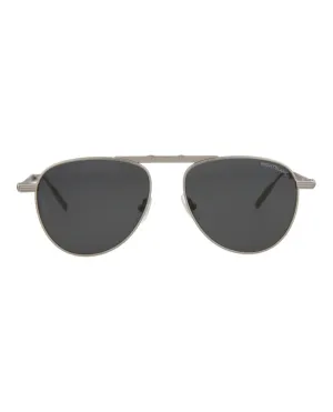 Aviator-Frame Metal Sunglasses