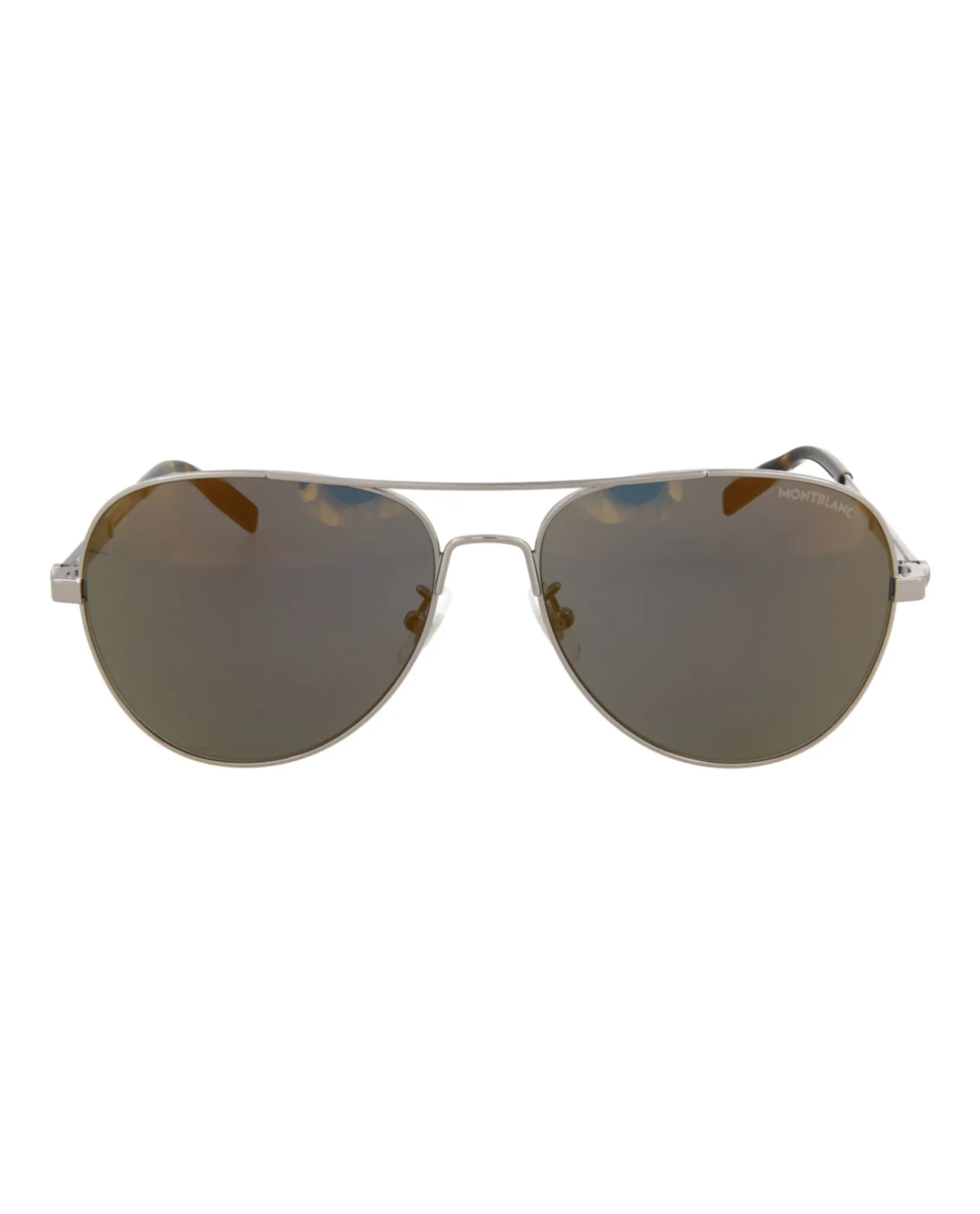 Aviator-Frame Metal Sunglasses