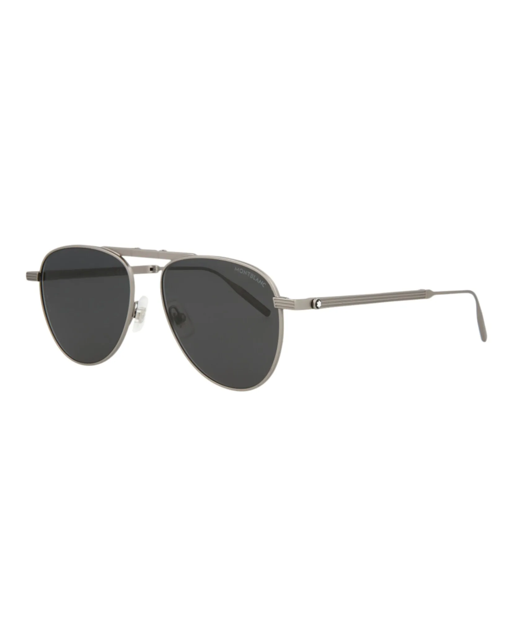 Aviator-Frame Metal Sunglasses