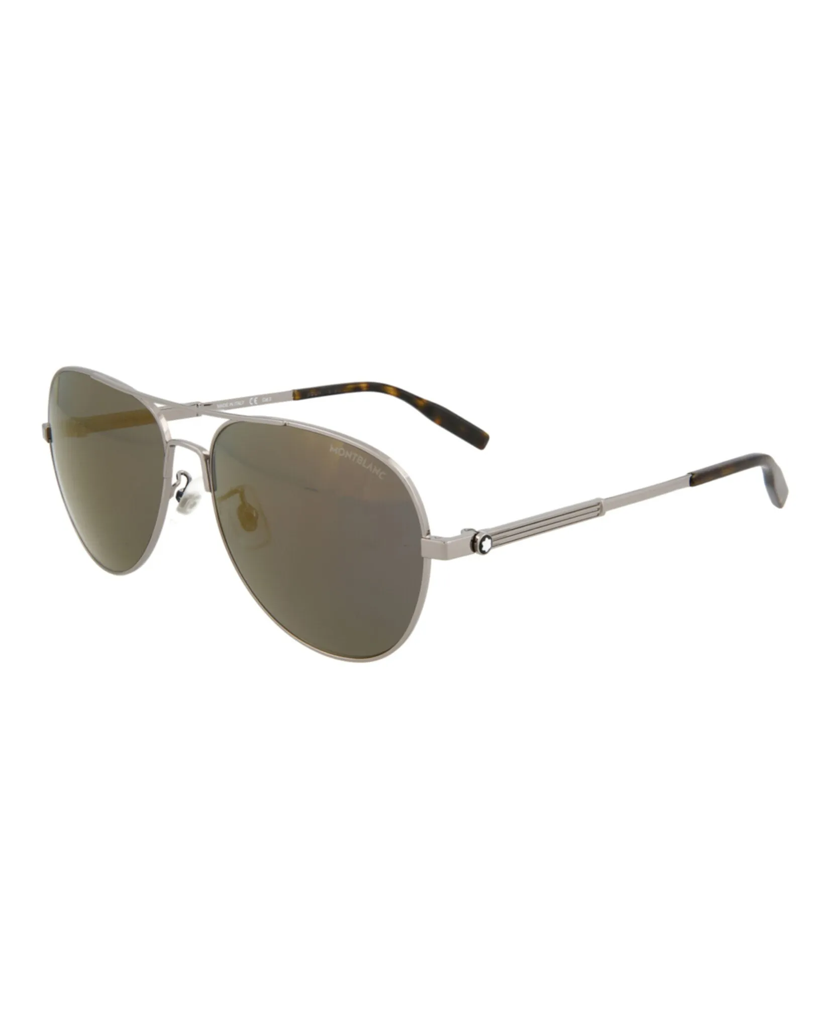 Aviator-Frame Metal Sunglasses