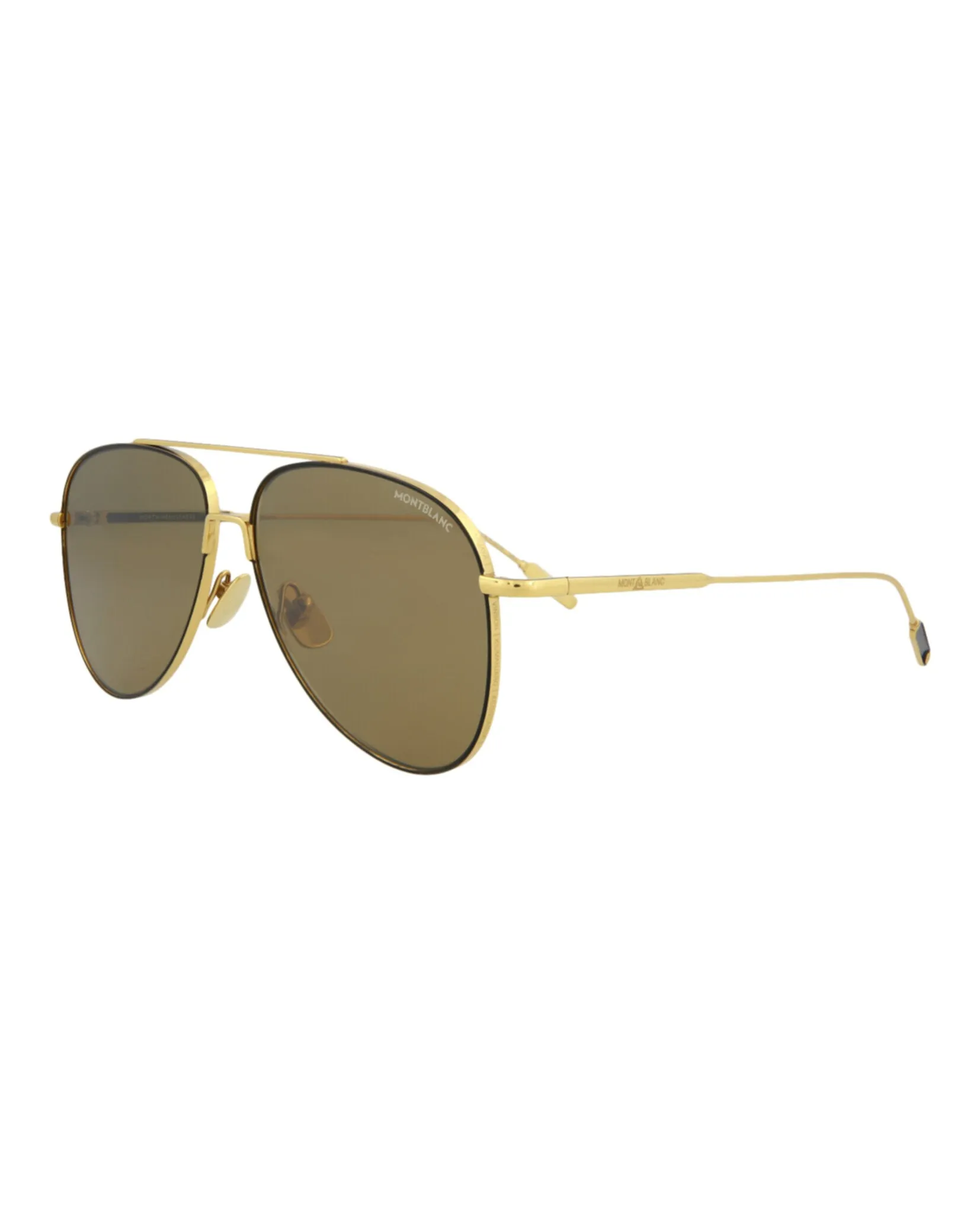 Aviator-Frame Titanium Sunglasses