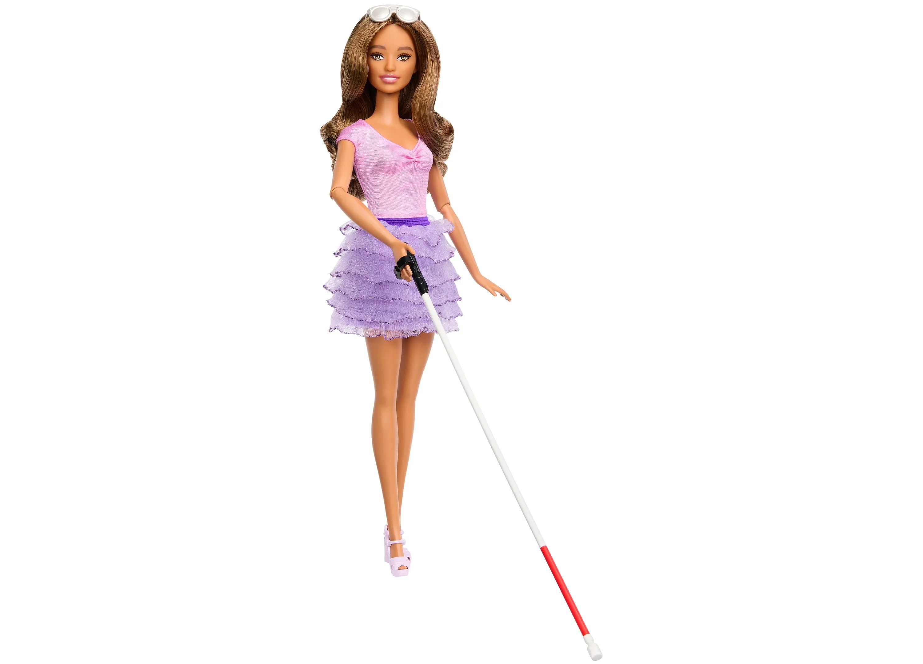 Barbie Fashionistas Doll with Cane and Sunglasses - Stylish Explorer