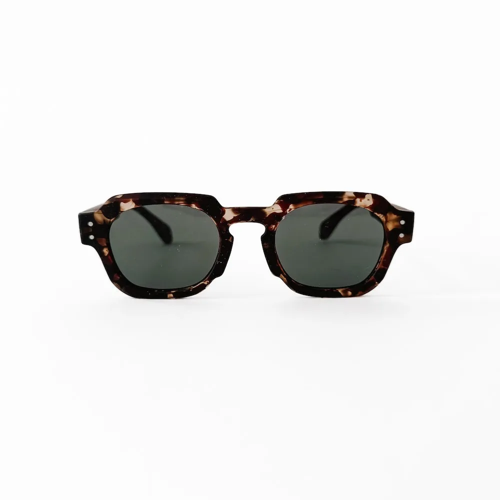 Blocky Square Retro Sunglasses