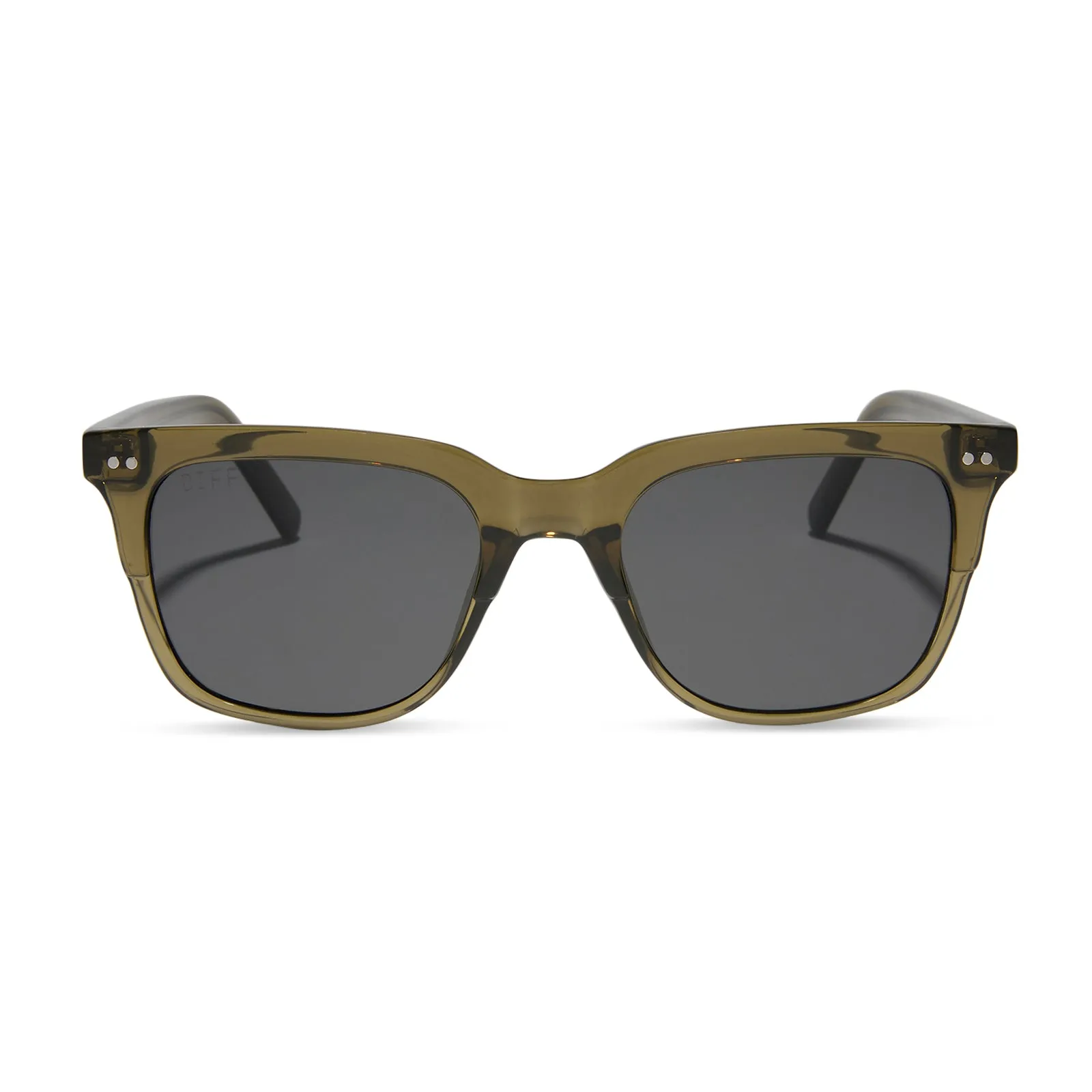 BOBBY - MILKY OLIVE   GREY SUNGLASSES