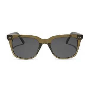 BOBBY - MILKY OLIVE   GREY SUNGLASSES