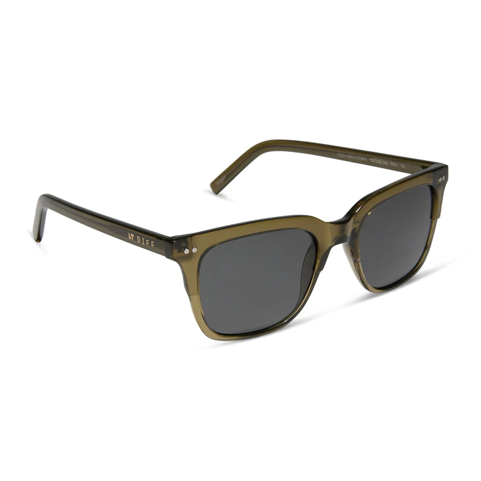BOBBY - MILKY OLIVE   GREY SUNGLASSES