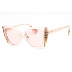 Burberry Women's Sunglasses - Cat Eye Acetate Frame Light Pink Lens | 0BE4393F 4052/5