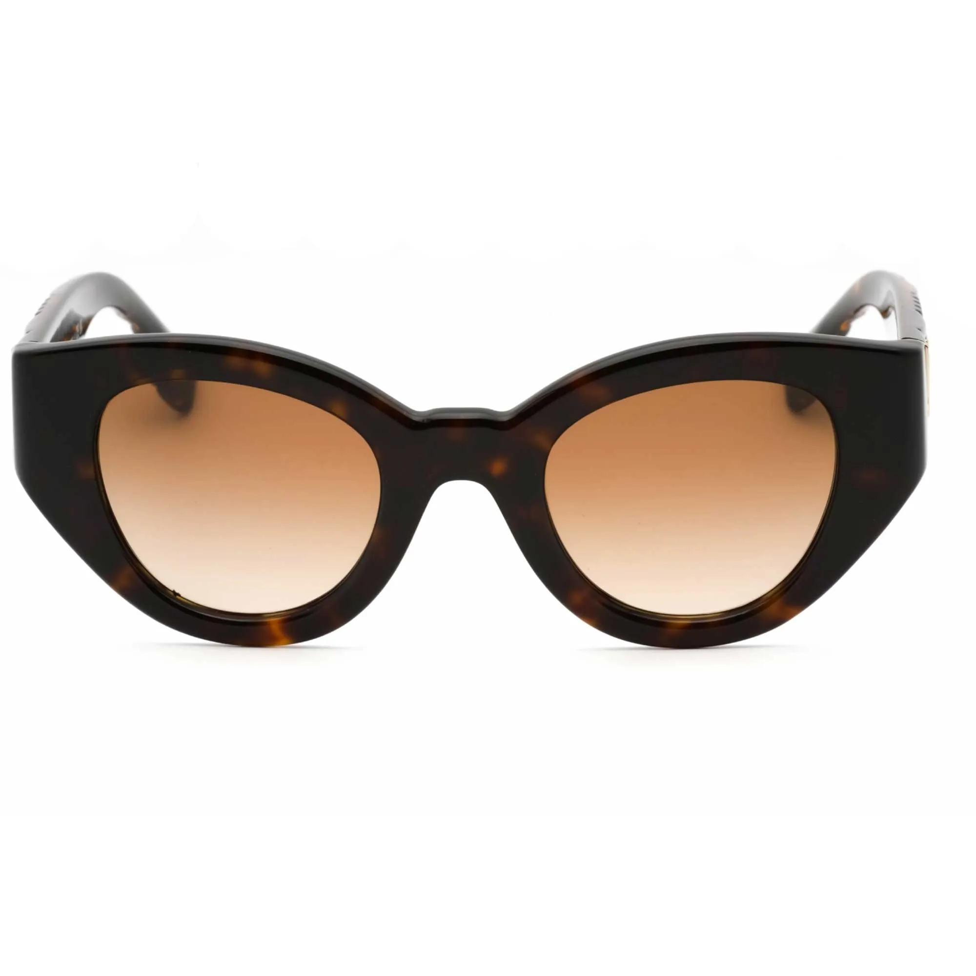 Burberry Women's Sunglasses - Dark Havana Plastic Cat Eye Shape Frame | 0BE4390 300213