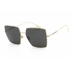 Burberry Women's Sunglasses - Light Gold Metal Frame Dark Grey Lens | 0BE3133 110987