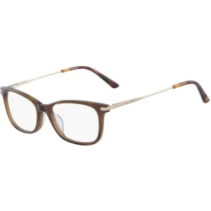 Calvin Klein Women's Eyeglasses - Brown Rectangular Full Rim Frame | CK18722G 210
