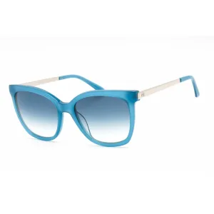 Calvin Klein Women's Sunglasses - Full Rim Milky Teal Blue Plastic | CK21703S 430