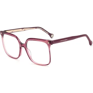 Carolina Herrera Women's Eyeglasses - Mauve Acetate Frame Demo Lens | CH 0011 0G3I