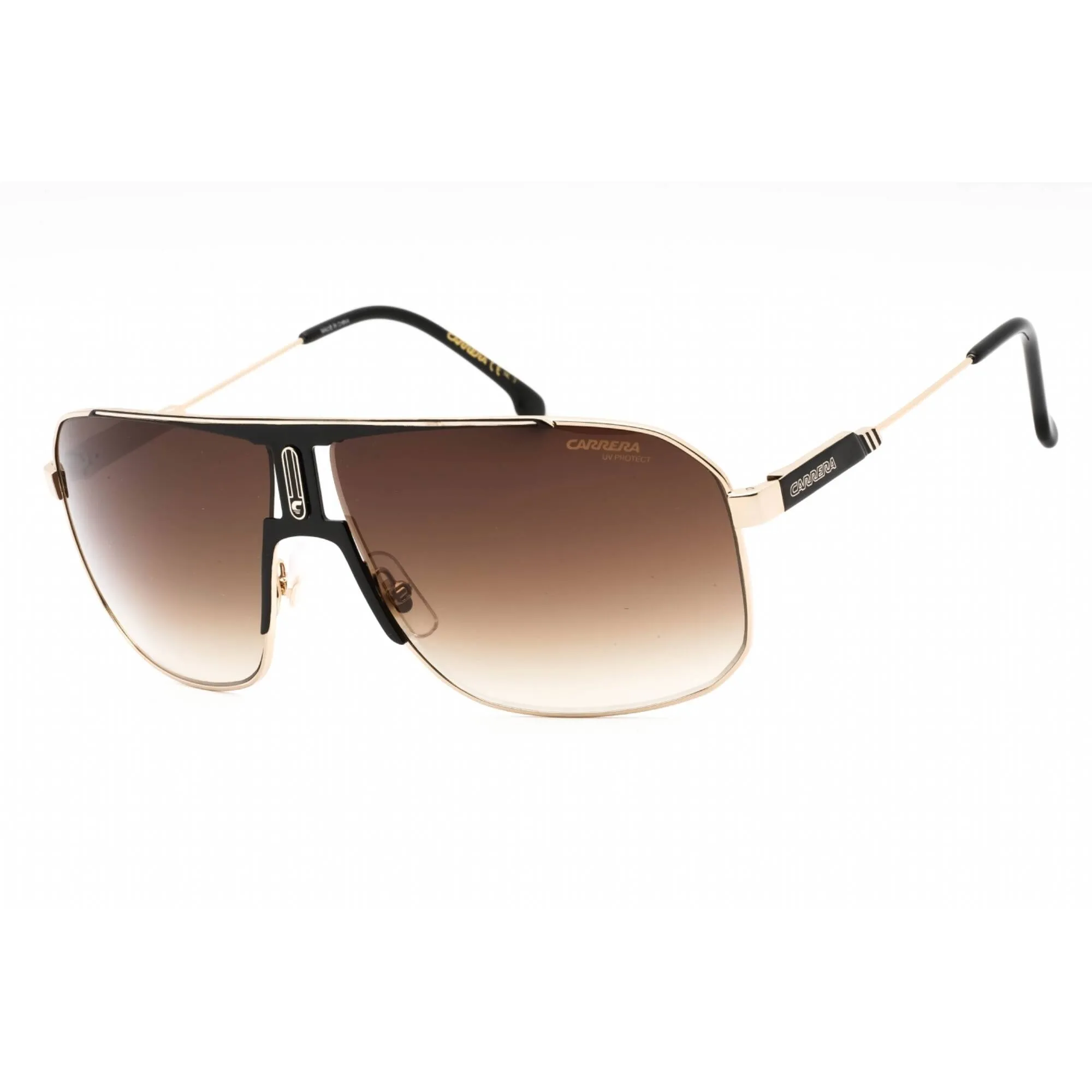Carrera Men's Sunglasses - Black Gold Metal Navigator Frame | CARRERA 1043/S 02M2 HA
