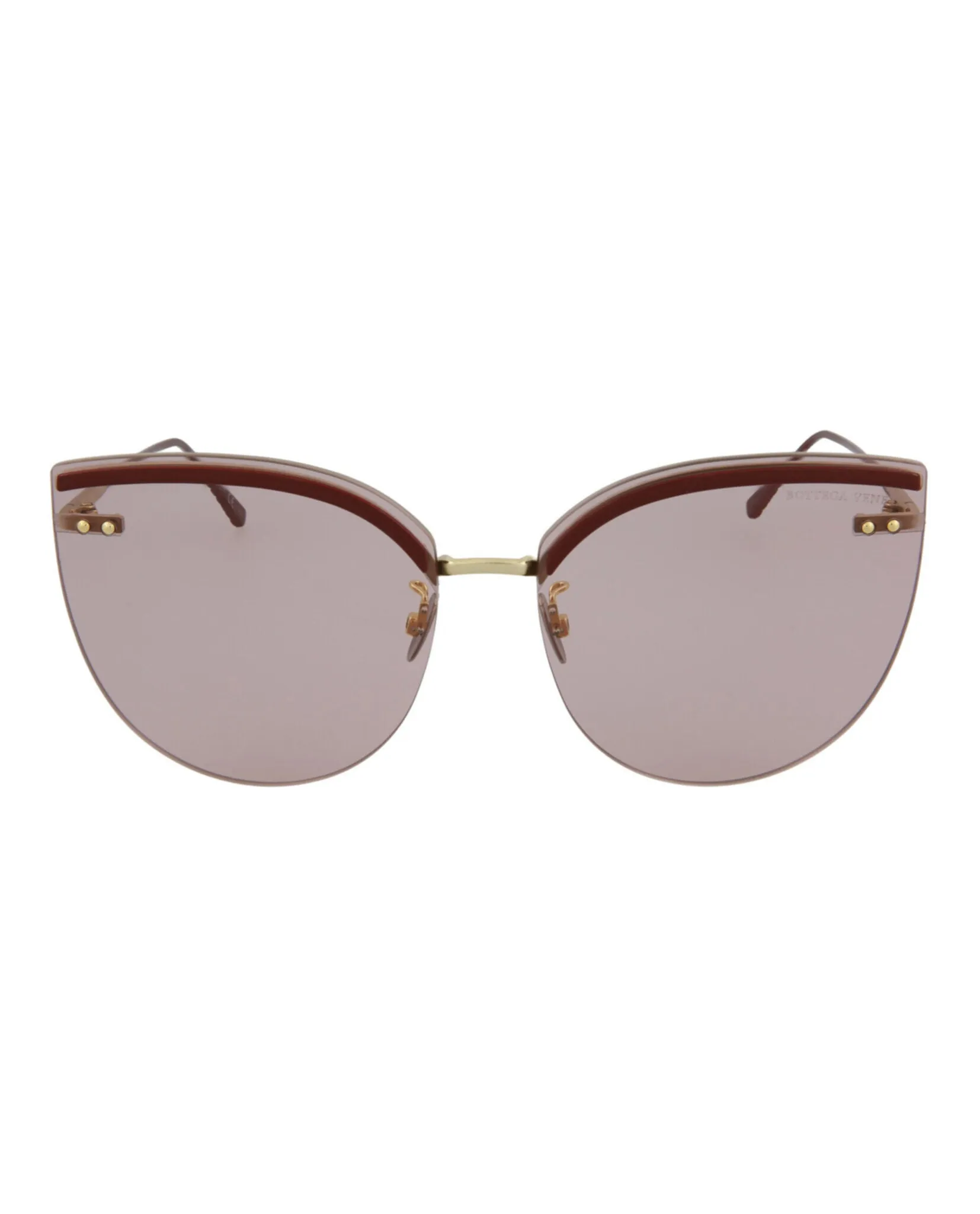 Cat Eye-Frame Metal Sunglasses