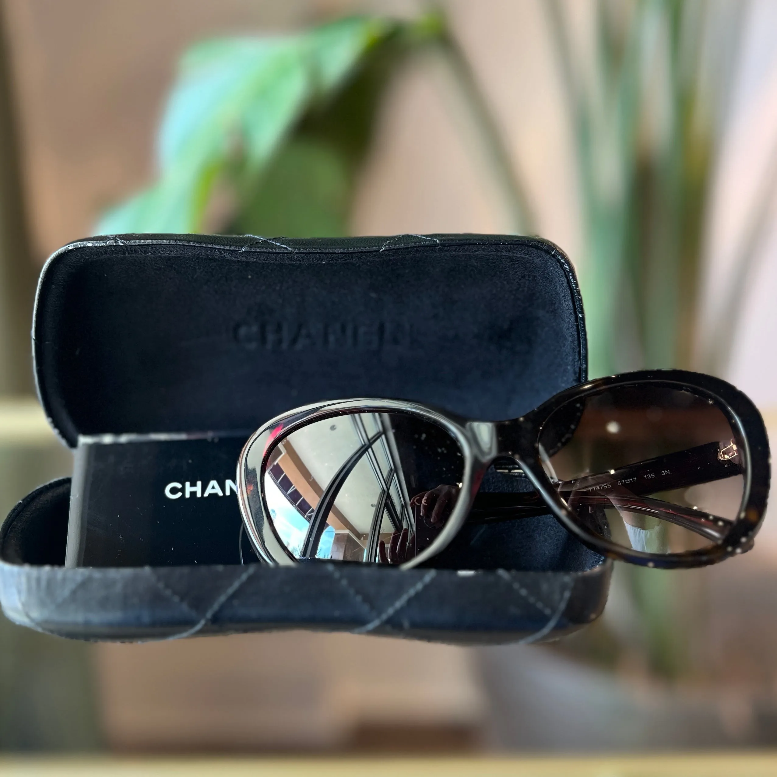 CHANEL Camelia Sunglasses