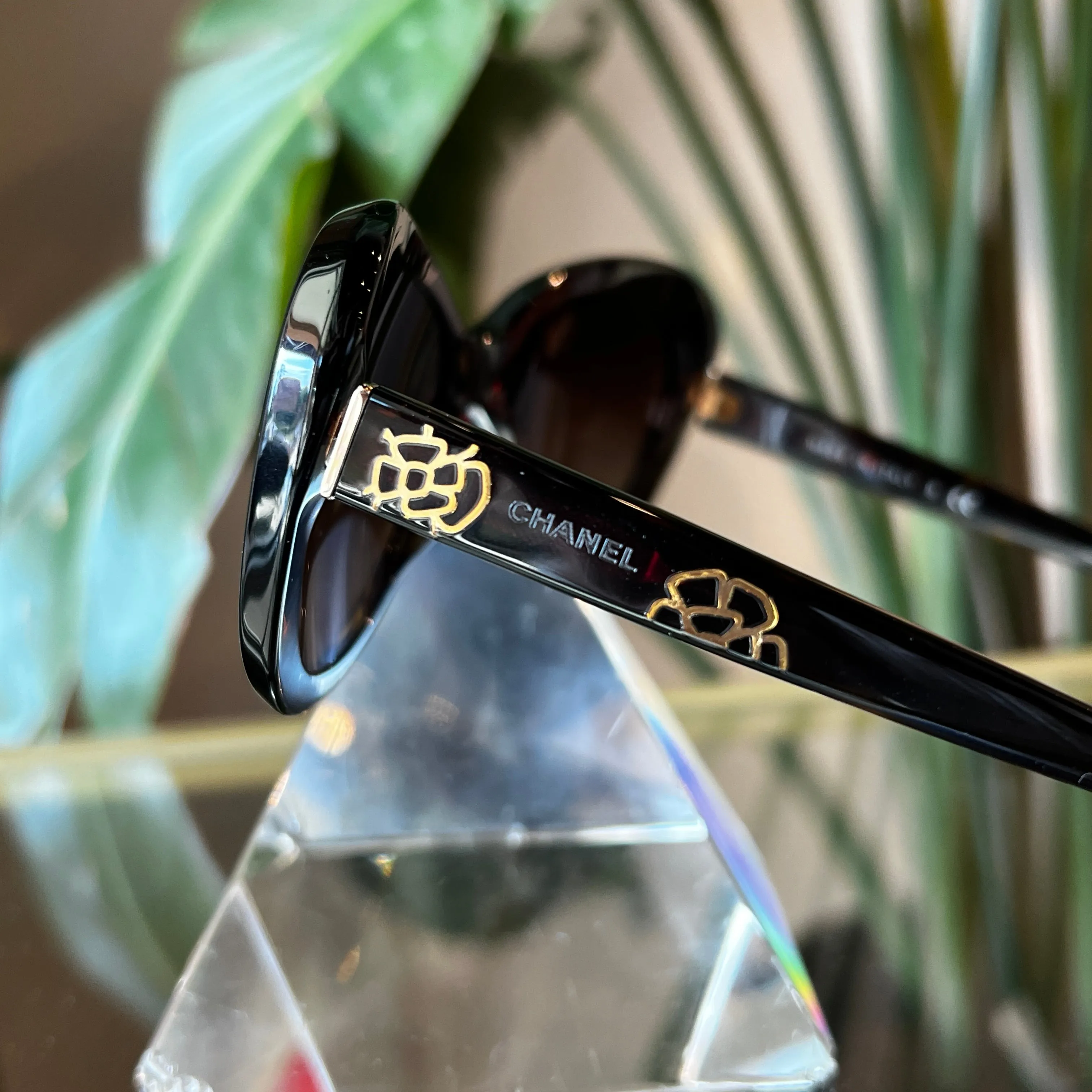 CHANEL Camelia Sunglasses