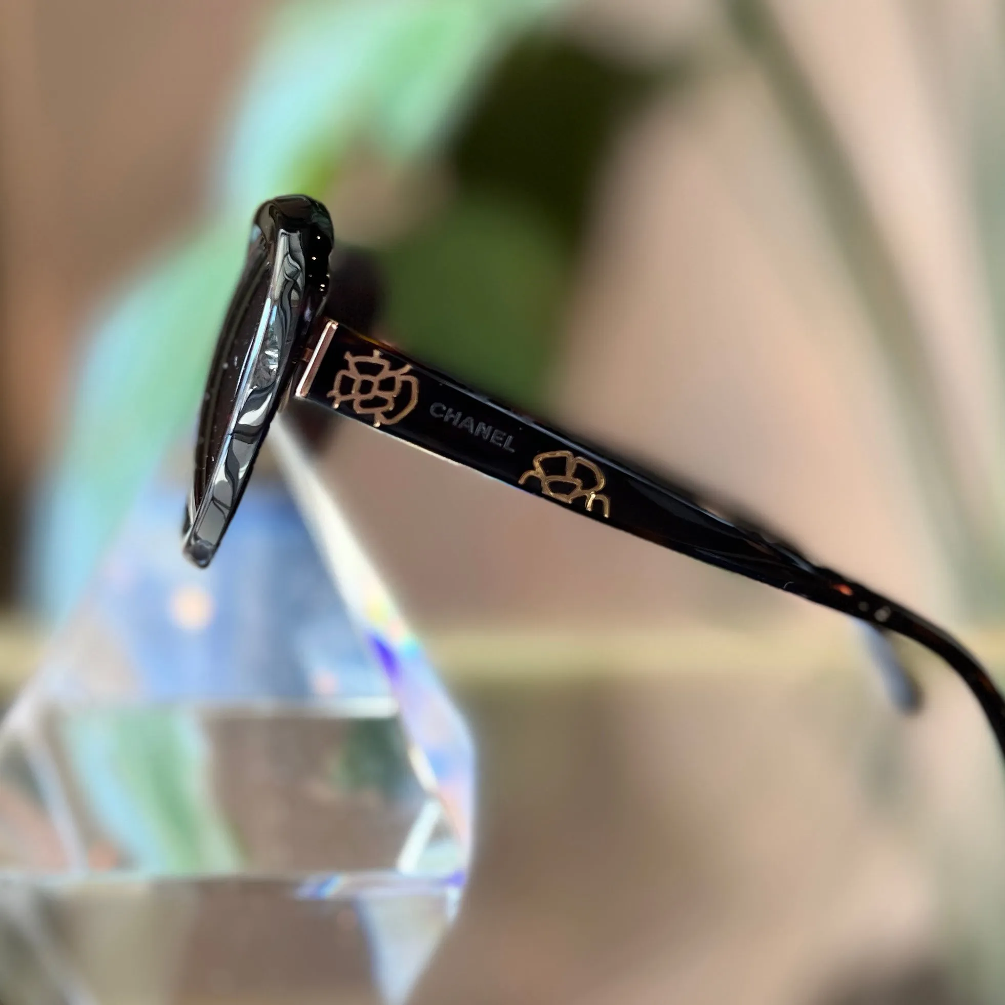 CHANEL Camelia Sunglasses