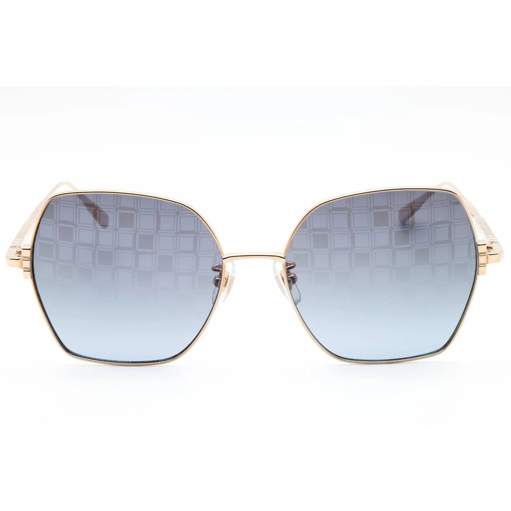 Chopard Women's Sunglasses - Shiny Rose Gold Metal Full Rim Butterfly | SCHL02M 300L