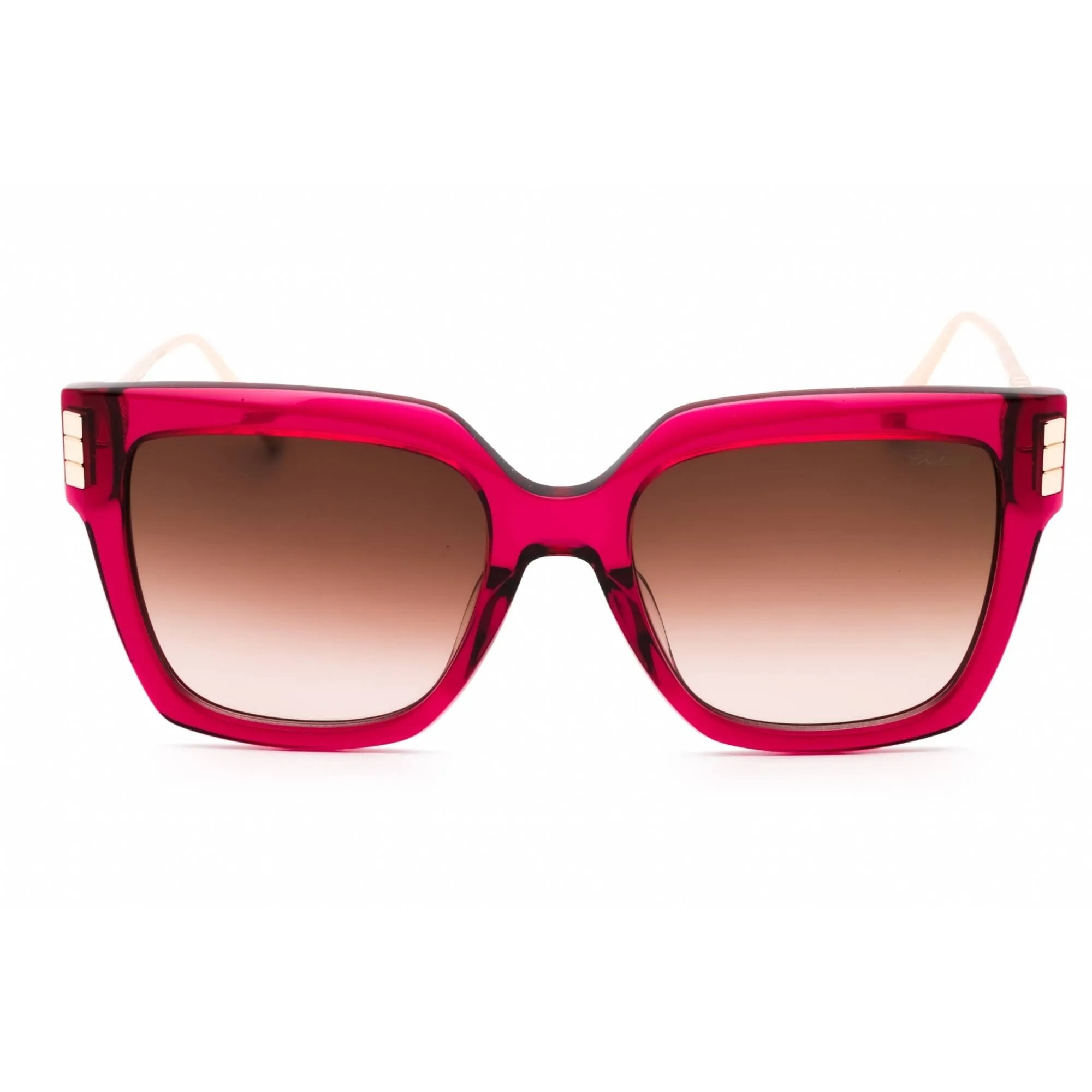 Chopard Women's Sunglasses - Shiny Transparent Pink Plastic Square | SCH353M 04GB