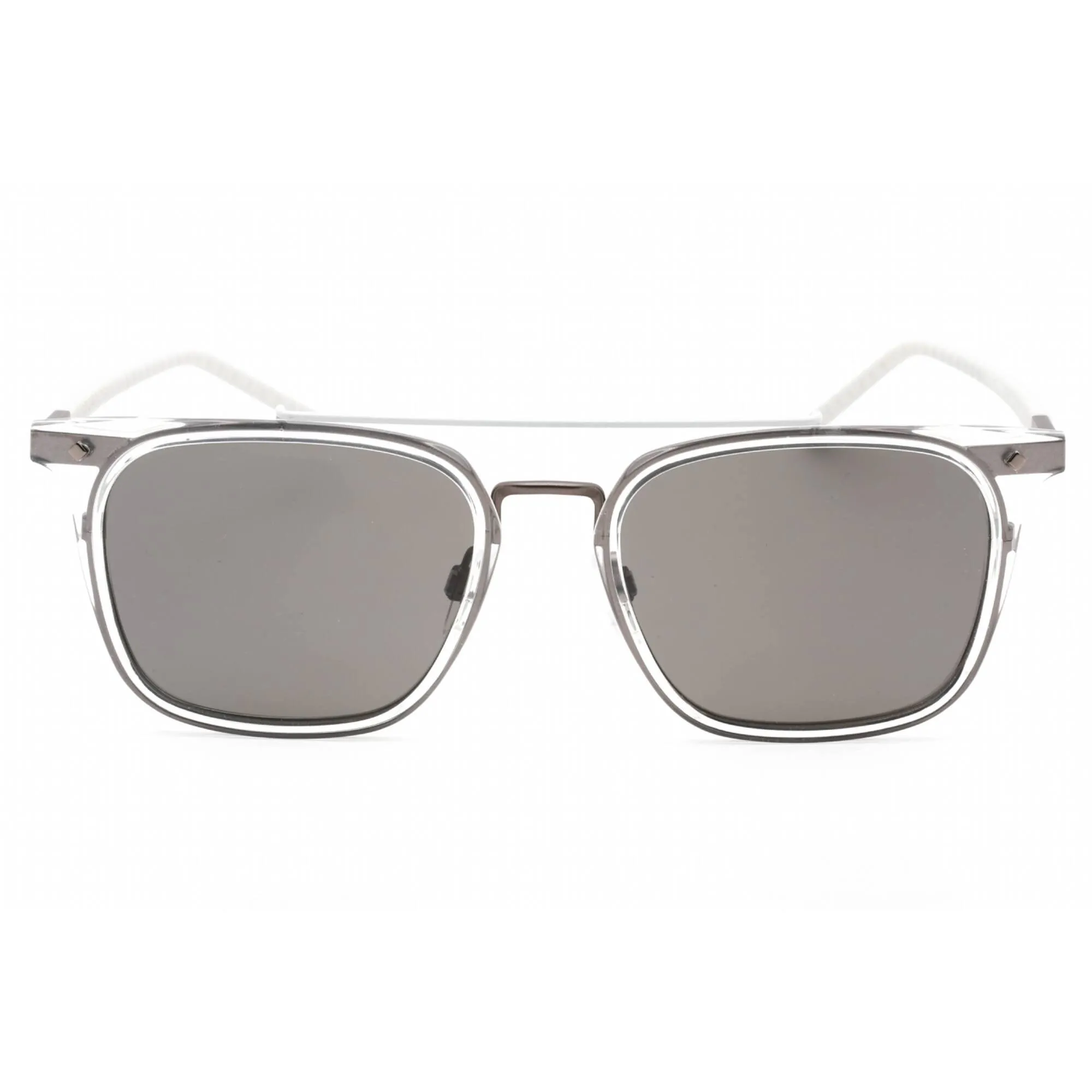 Cole Haan Men's Sunglasses - Crystal Clear Full Rim Rectangular Frame | CH6066 000
