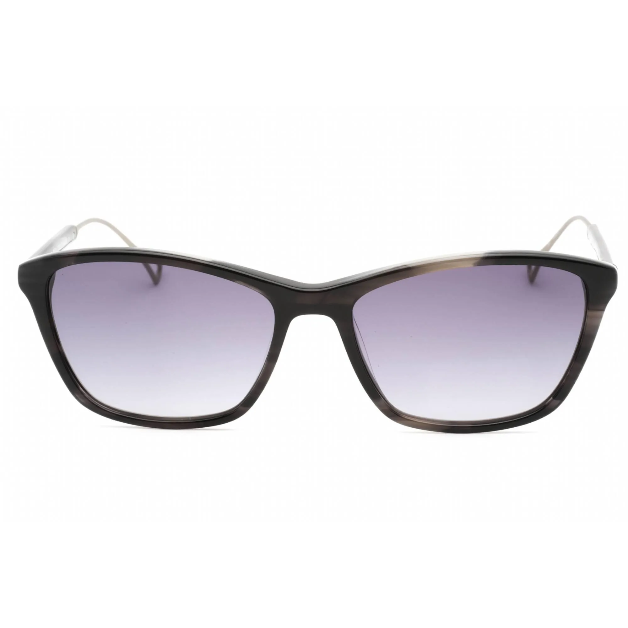Cole Haan Women's Sunglasses - Grey Horn Acetate Full Rim Cat Eye Frame | CH7081 036