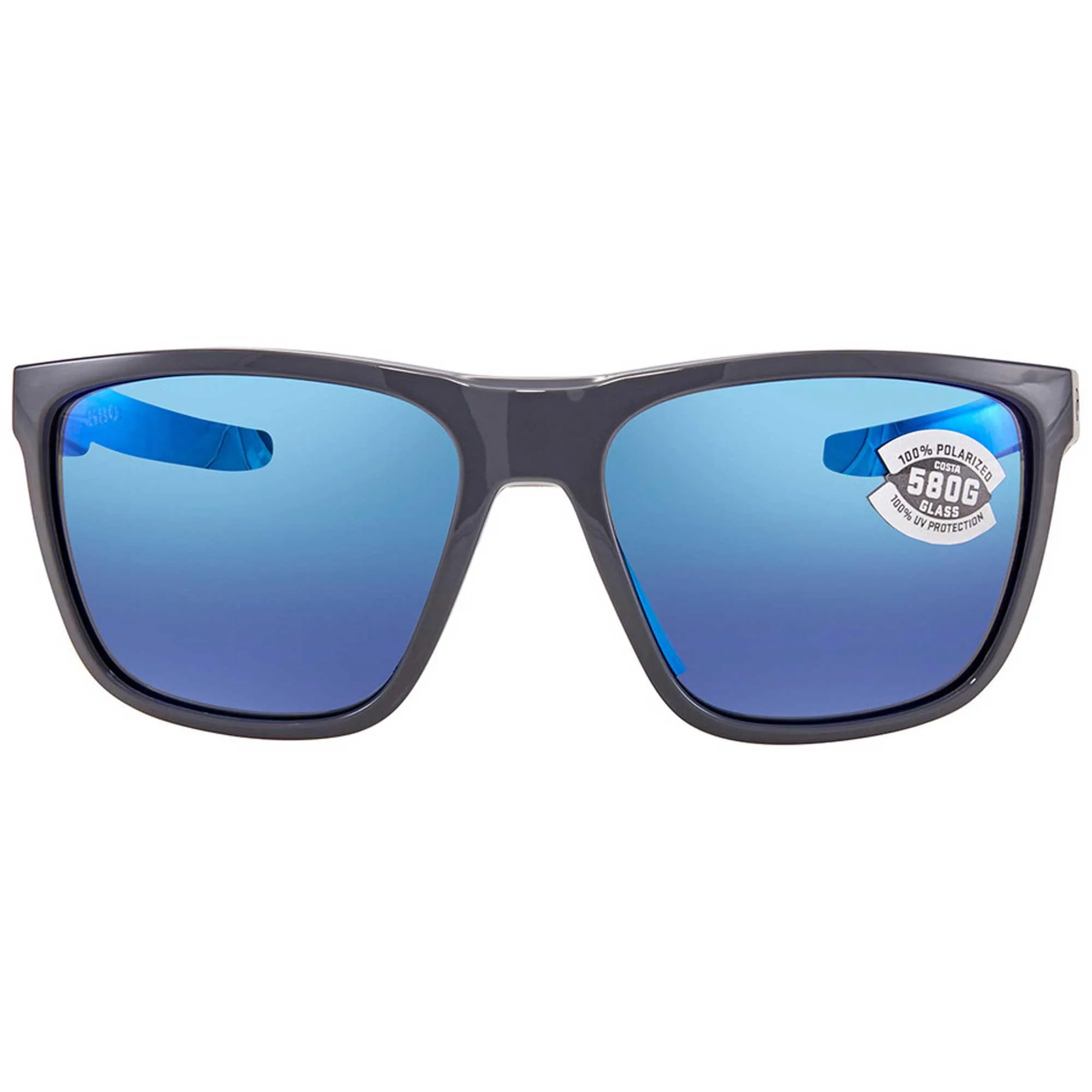 Costa Del Mar Men's Sunglasses - Ferg Shiny Grey Frame Glass Lens | 0FRG298 OBMGLP