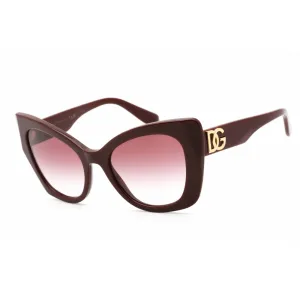 Dolce & Gabbana Women's Sunglasses - Burgundy Cat Eye Plastic Frame | 0DG4405 30918H
