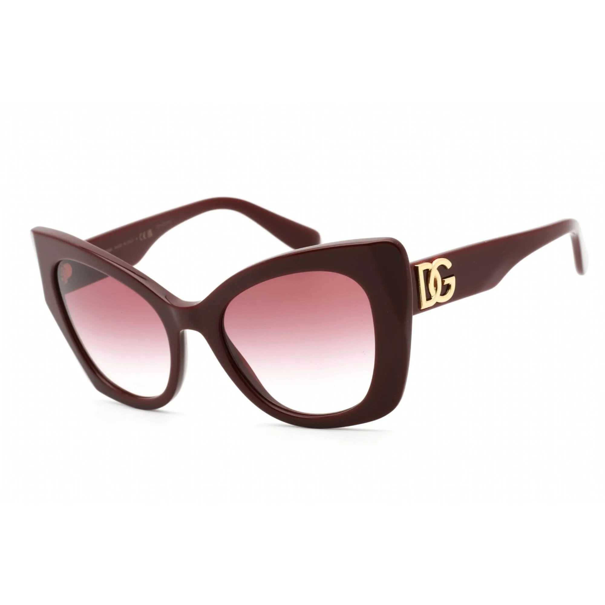 Dolce & Gabbana Women's Sunglasses - Burgundy Cat Eye Plastic Frame | 0DG4405 30918H