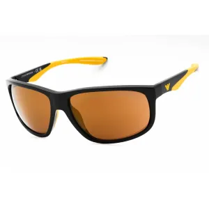 Emporio Armani Men's Sunglasses - Shiny Black Rectangular Frame | 0EA4199U 50176H