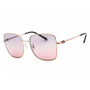 Emporio Armani Women's Sunglasses - Shiny Rose Gold Square Frame | 0EA2128D 301168