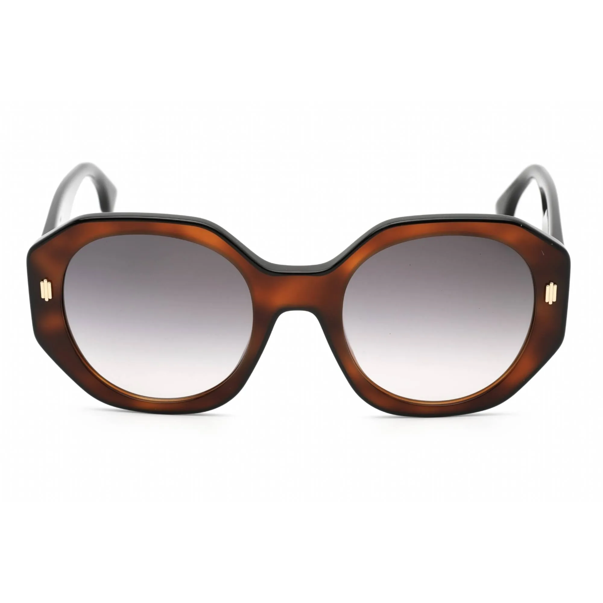 Fendi Men's Sunglasses - Tortoise Plastic Geometric Full Rim Frame | FE40045I 53B