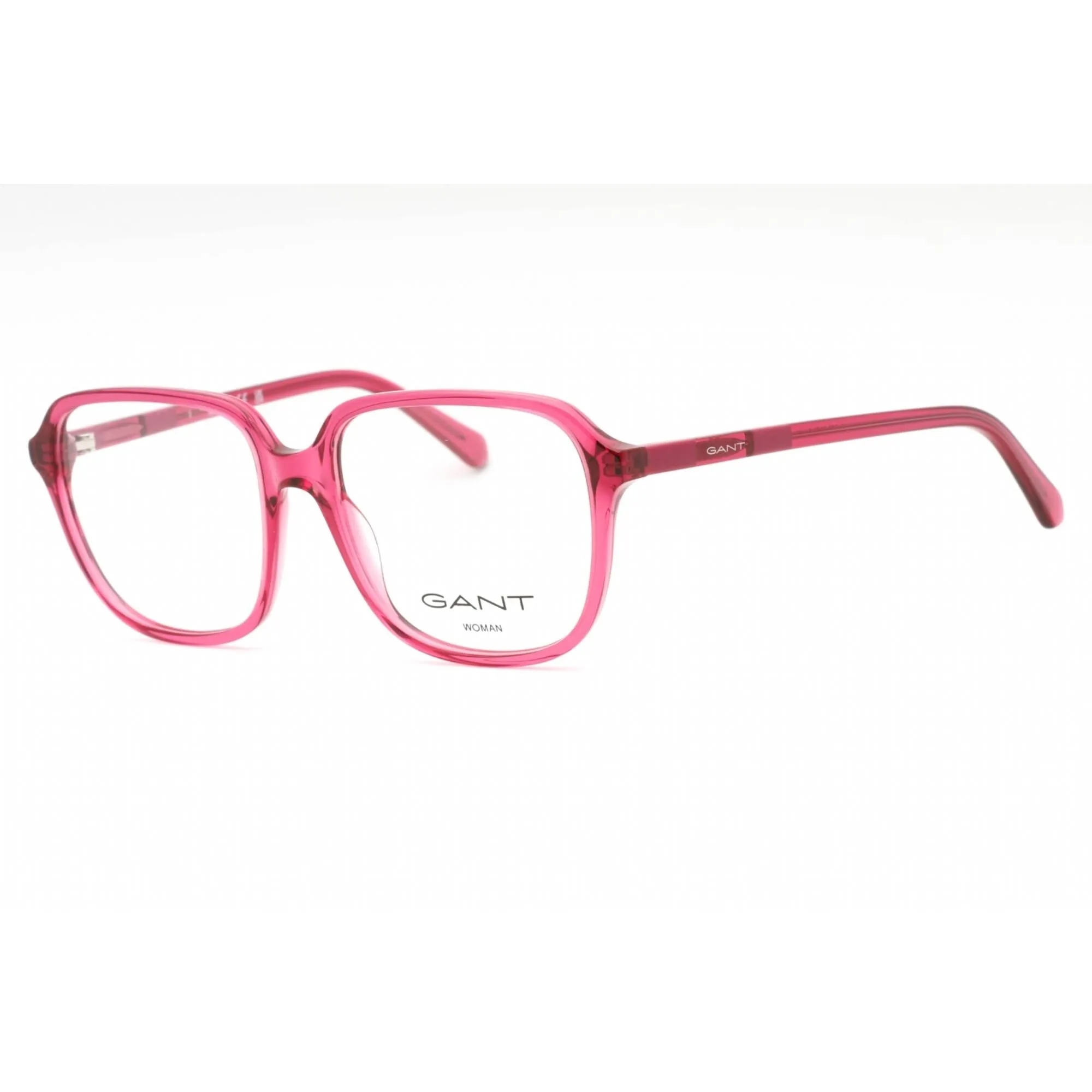 Gant Women's Eyeglasses - Shiny Fuxia Plastic Square Shape Full Rim Frame | GA4155 075