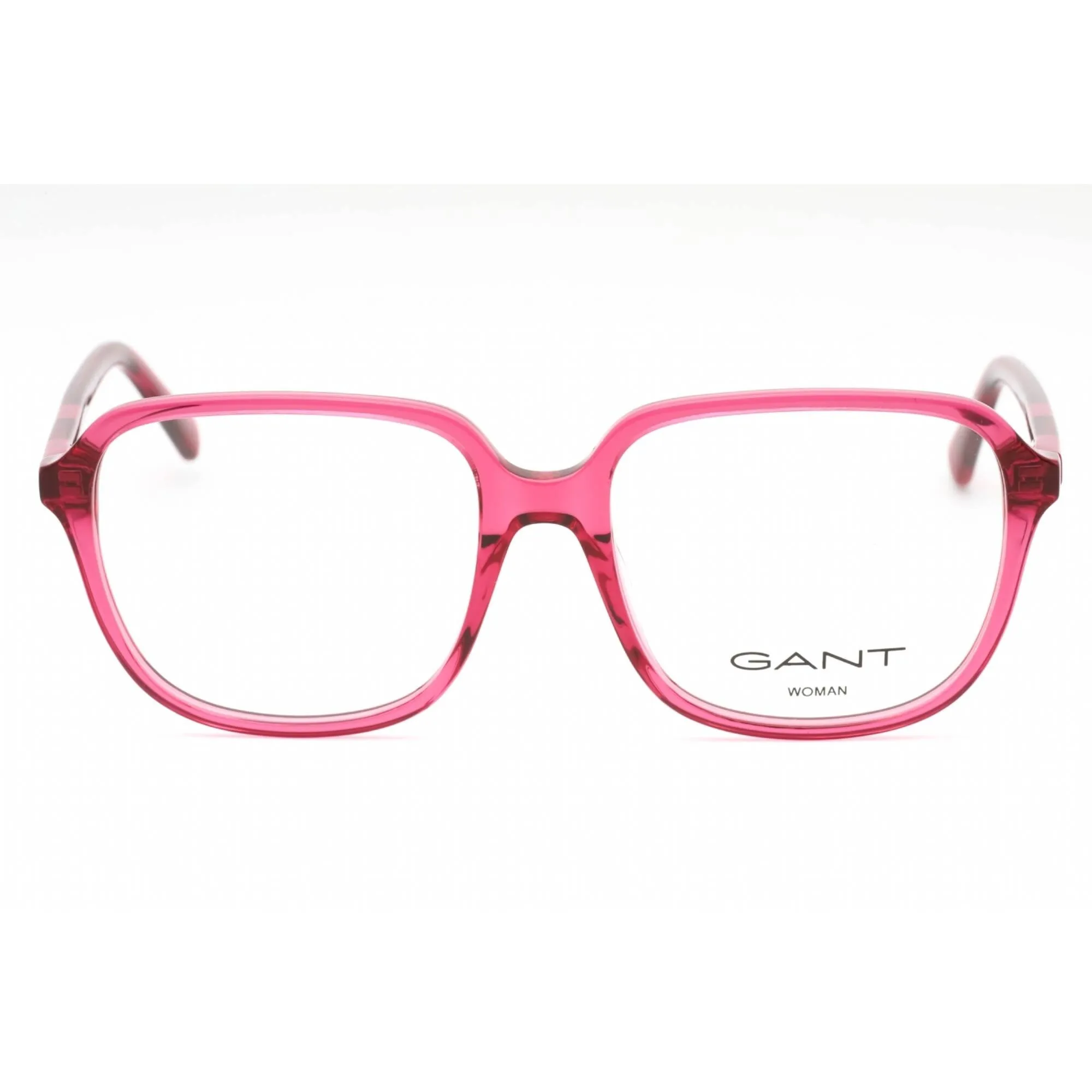 Gant Women's Eyeglasses - Shiny Fuxia Plastic Square Shape Full Rim Frame | GA4155 075