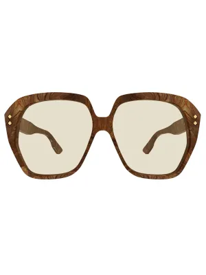 Gucci Eyewear Geometric Frame Sunglasses