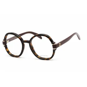 Gucci Women's Sunglasses - Havana Plastic Round Full Rim Frame | GG1069O 002