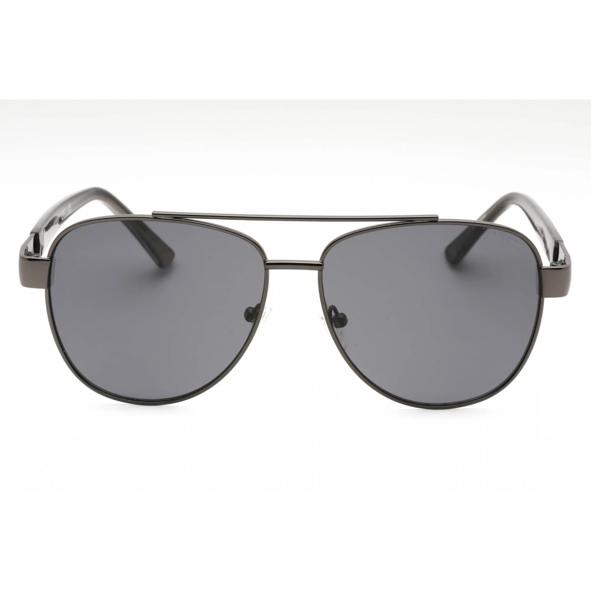 Guess Factory Men's Sunglasses - Shiny Gunmetal Metal Full Rim | GF5094 08A