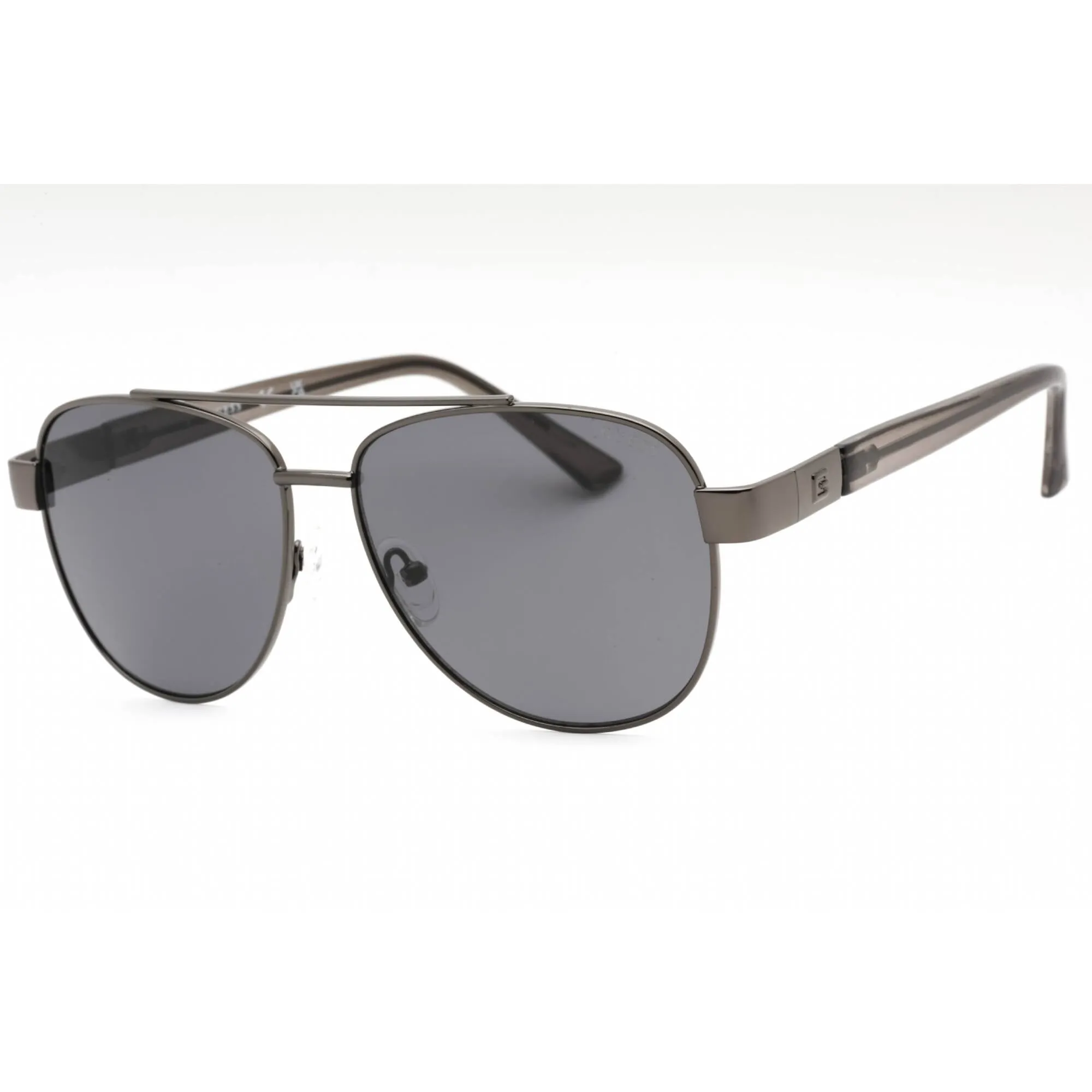 Guess Factory Men's Sunglasses - Shiny Gunmetal Metal Full Rim | GF5094 08A