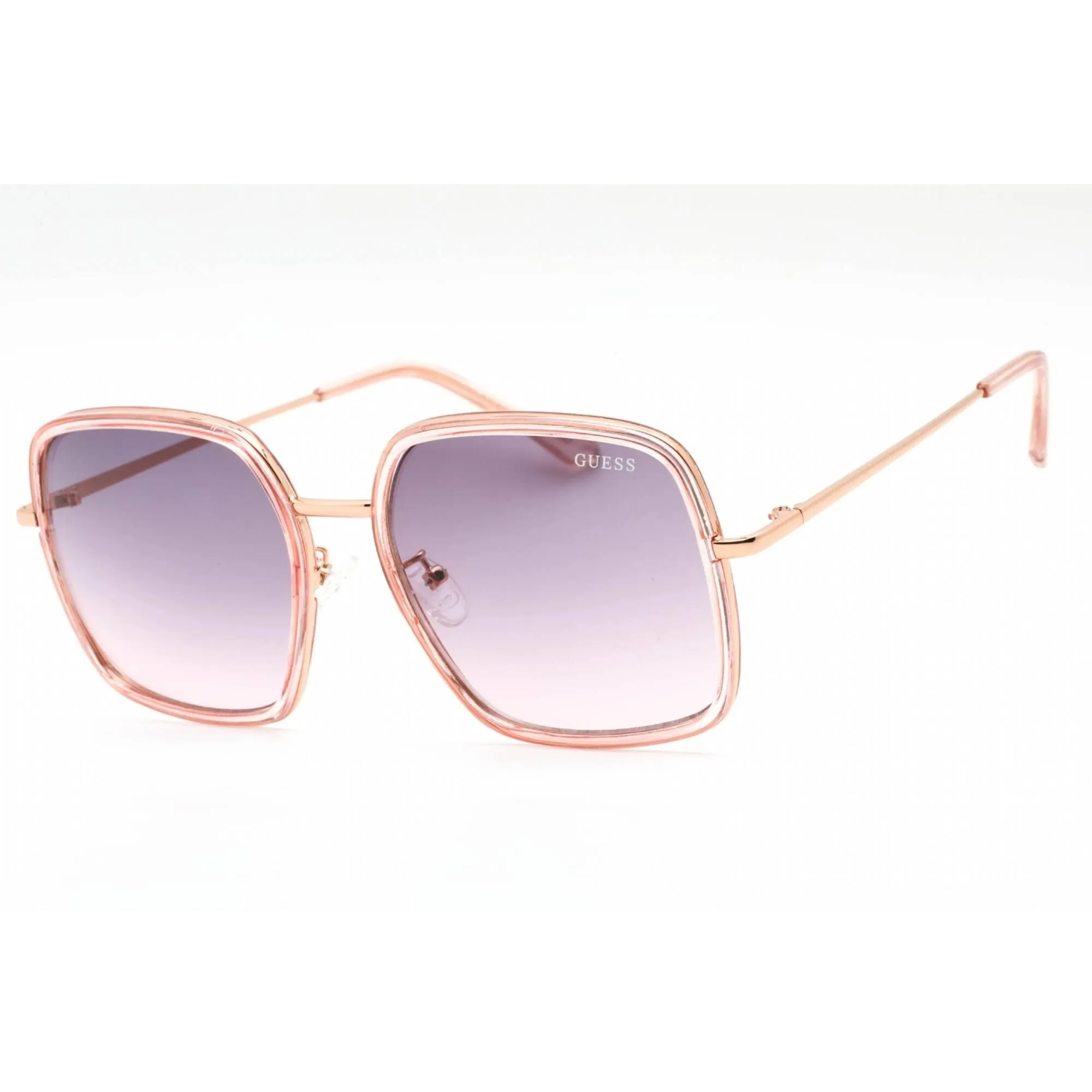 Guess Factory Women's Sunglasses - Metal Frame Gradient Bordeaux Lens | GF0389 28T