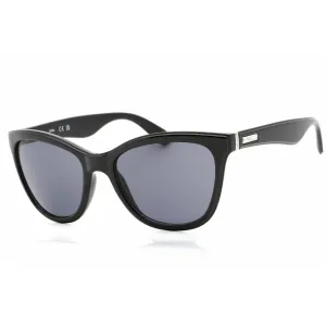 Guess Factory Women's Sunglasses - Shiny Black Full Rim Cat Eye Frame | GF0296 01A