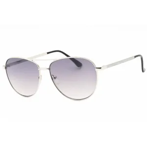 Guess Factory Women's Sunglasses - Shiny Light Nickeltin Frame | GF6157 10B