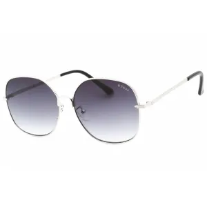 Guess Factory Women's Sunglasses - Shiny Light Nickeltin Full Rim Frame | GF0385 10B