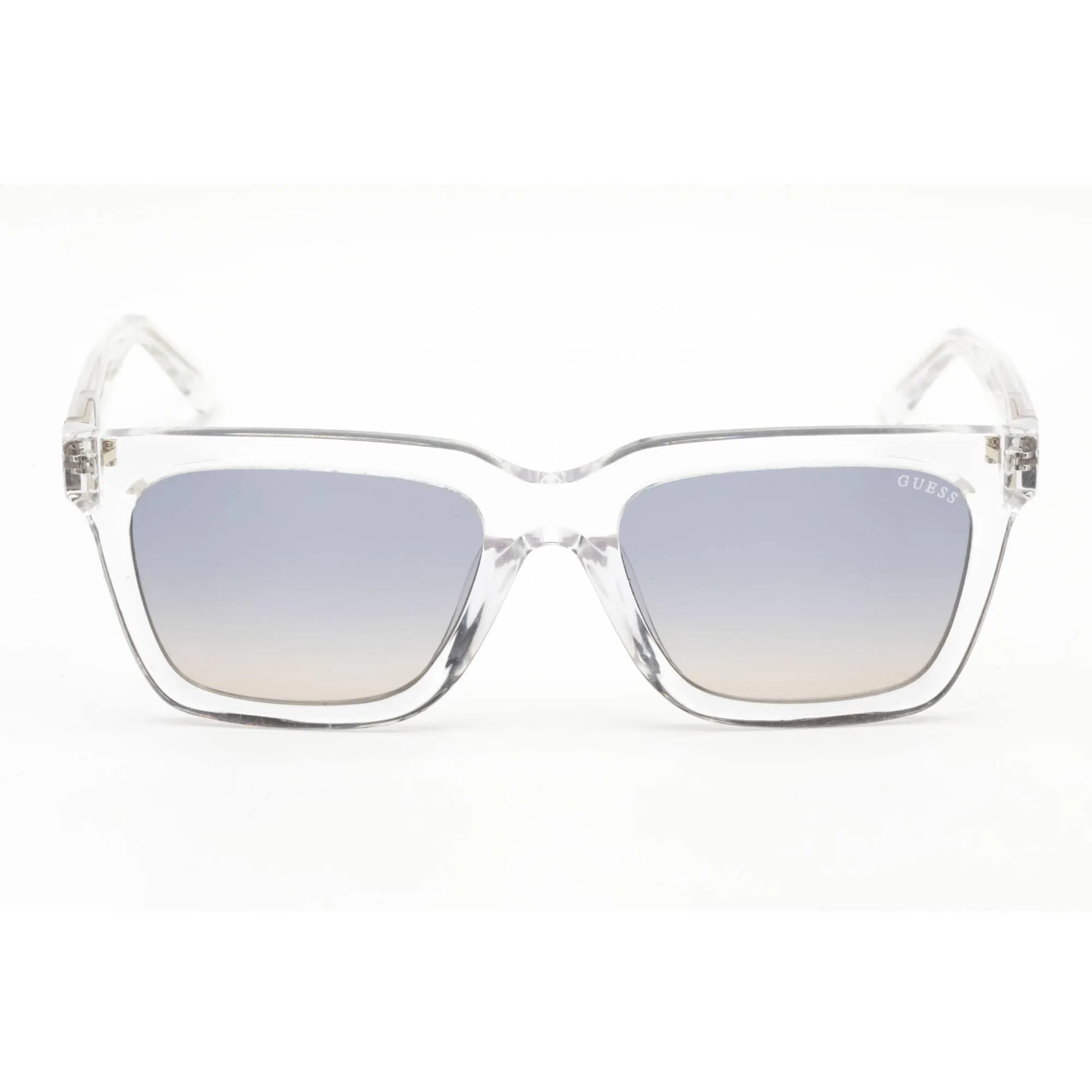 Guess Unisex Sunglasses - Full Rim Crystal Plastic Rectangular Frame | GU00064 26W