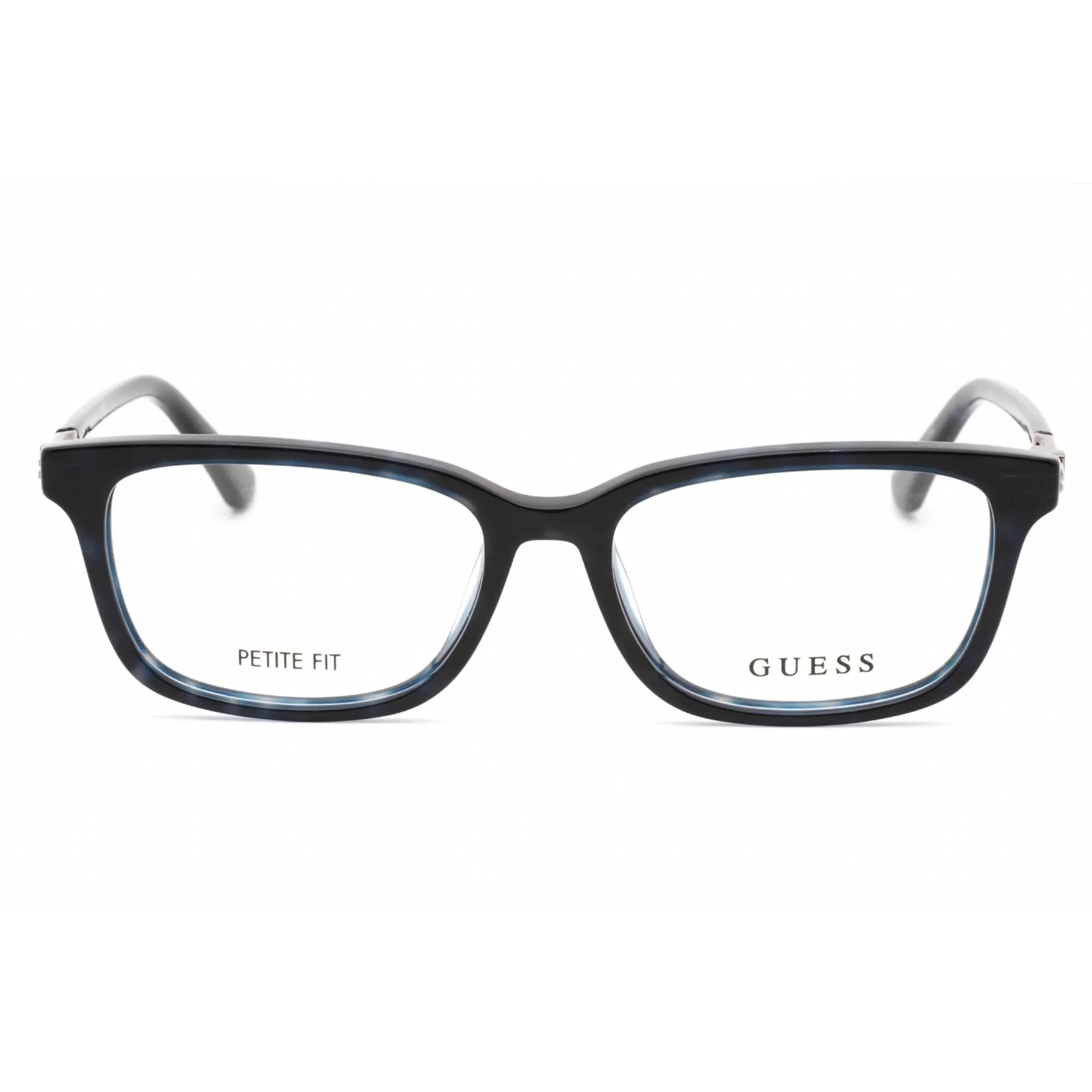 Guess Women's Eyeglasses - Blue/Other Plastic Rectangular Full Rim Frame | GU2907 092