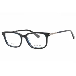 Guess Women's Eyeglasses - Blue/Other Plastic Rectangular Full Rim Frame | GU2907 092