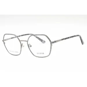 Guess Women's Eyeglasses - Grey/Other Metal Geometric Full Rim Frame | GU2912 020