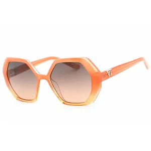 Guess Women's Sunglasses - Gradient Brown Lens Orange/Other Plastic Frame | GU7879 44F
