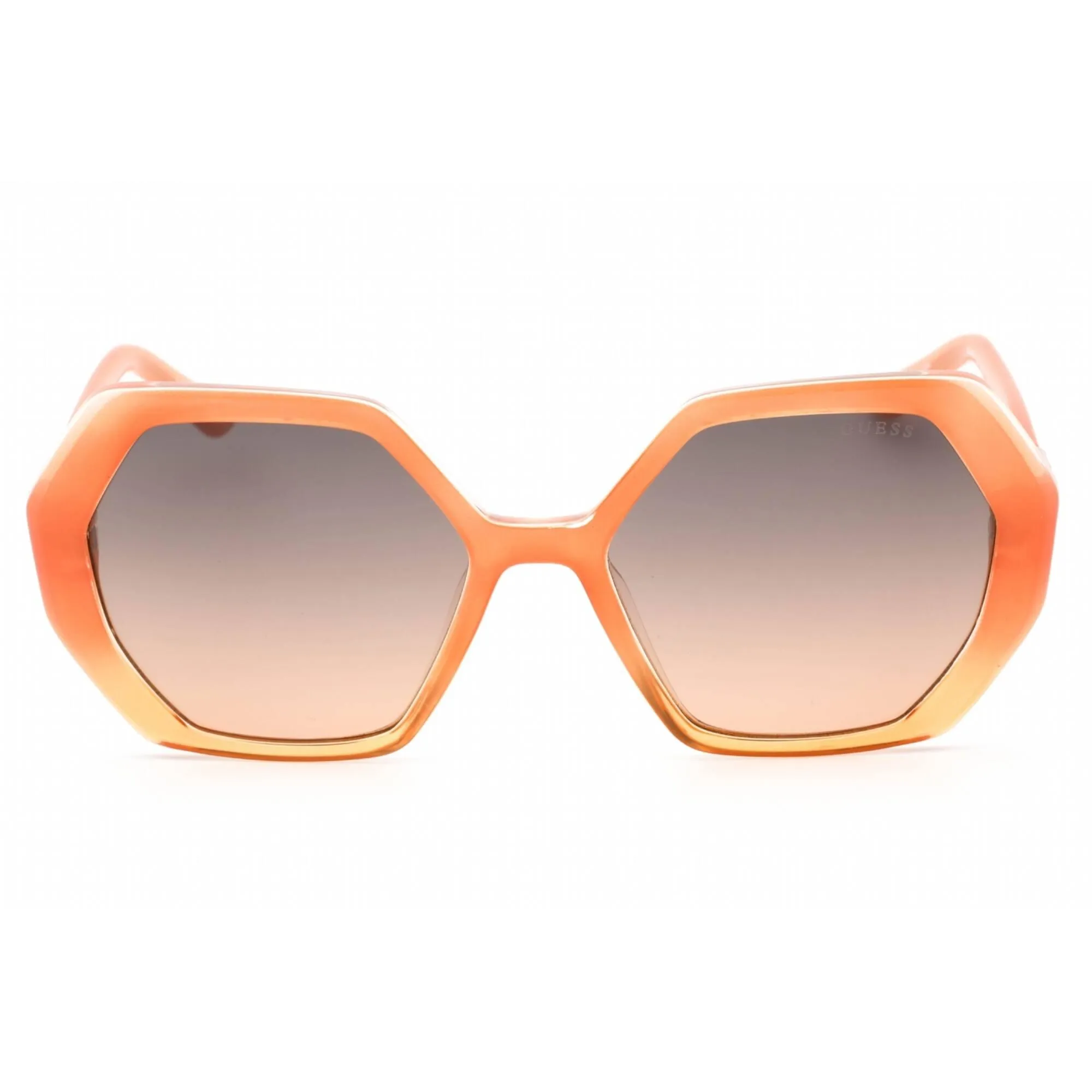 Guess Women's Sunglasses - Gradient Brown Lens Orange/Other Plastic Frame | GU7879 44F
